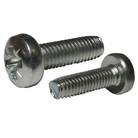 Newport Fasteners M4-0.7 x 16 mm, Zinc Plated Steel Pan Head Pozidriv Drive, 140 PK 313551-140