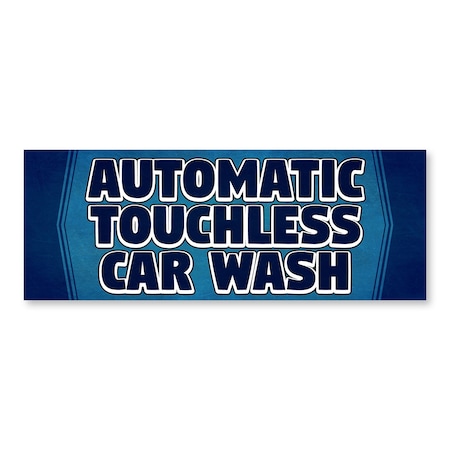 Signmission Automatic Touchless Car Wash, 12 Inch, Decal D-12-30344