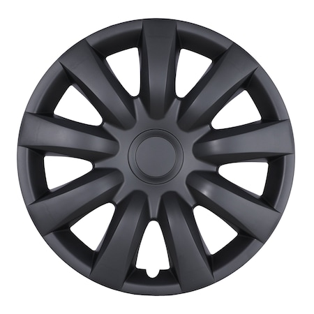 Altertrim 2002-2006 Toyota Camry 15 in Hubcaps Wheel Rims Cover, (Blk Matte), 4PK CHB-5144-BP-15