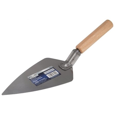 Vulcan Masonry Trowel, 7-1/2 in L Blade, 3.75 in W Blade, Comfort Grip Handle PT-120253L