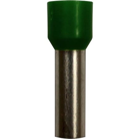 Eclipse Tools Wire Ferrule, Green, 6 AWG, 18mm, PK100 701-021