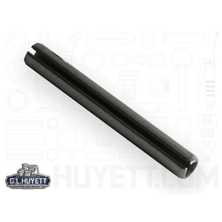 Huyett Slotted Spring Pin, Standard Duty, Passivated 420 SS, 0.312 in Dia x 2.500 in Length x 0.062 in Wall SPSP-312-2500