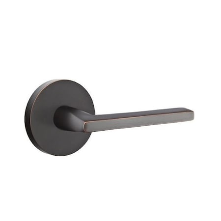 Emtek Residential Door Levers Privacy Left Hand Oil Rubbed Bronze 5209HLOUS10BLH