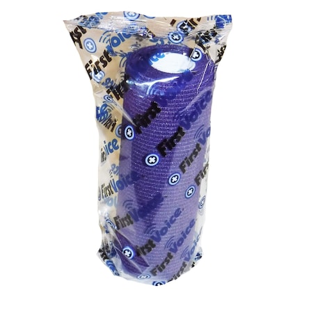 First Voice Self-Adhesive Bandage, 5" x 5yds, Purple TS-3192-P