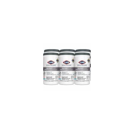 Clorox Healthcare VersaSure Disinfectant Wipes - Ready-To-Use - 5in Length x 6in Width - Strong, Durable, 6PK 31758