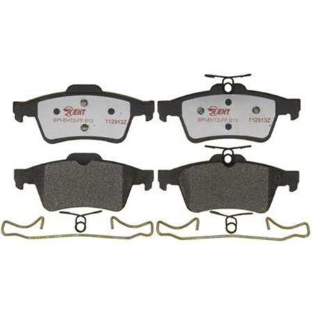 R/M Brakes RM Brakes EHT1095H Ceramic Brake Pad Set With Hardware R53-EHT1095H