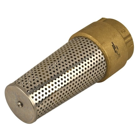 Water Source -RM Foot Valve, 2 in Connection, FNPT, 200 psi Pressure, Brass Body TFV200NL