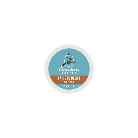Caribou Coffee K-Cup Caribou Blend Coffee, Compatible with Keurig Brewer, Regular, Medium, K-Cup, 24PK 5000330135