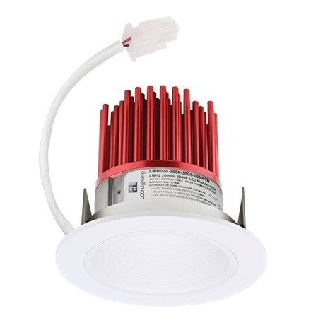 Elco Lighting 3in LED Light Engine, Baffle Trim, 850lm, 2700K, White E314C0827W2