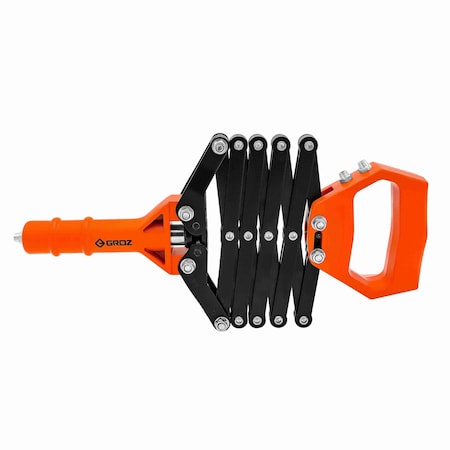 Groz Lazy Tong Hand Riveter, 2-Jaw 31655