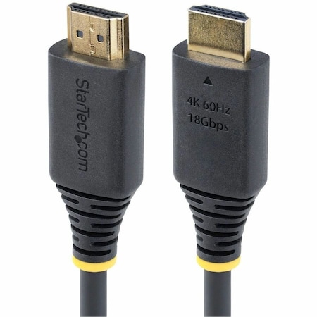 Startech.Com 1FT (30CM) HIGH SPEED HDMI CABLE, 4K 60HZ/1440P 144HZ, HDR10/HDCP 2.2/ARC, 18GBP HDMI2-CABLE-4K60-1F