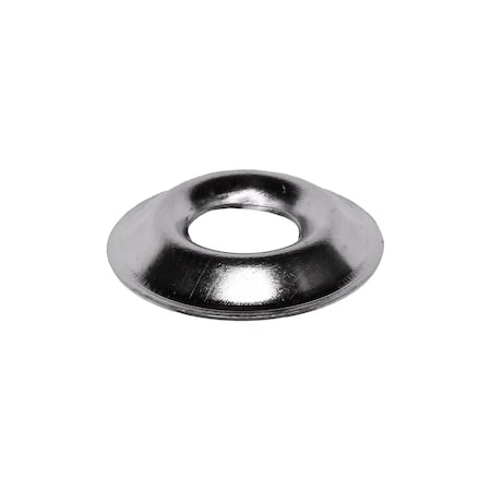 Auveco #10 Flanged Countersunk Washer Nickel/Brass, 100PK 3471
