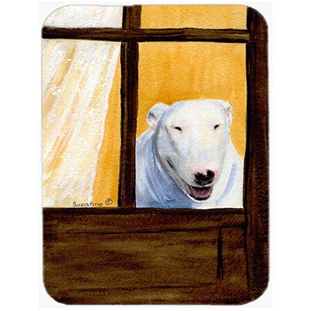 Carolines Treasures Bull Terrier Glass Cutting Board - Large SS8542LCB