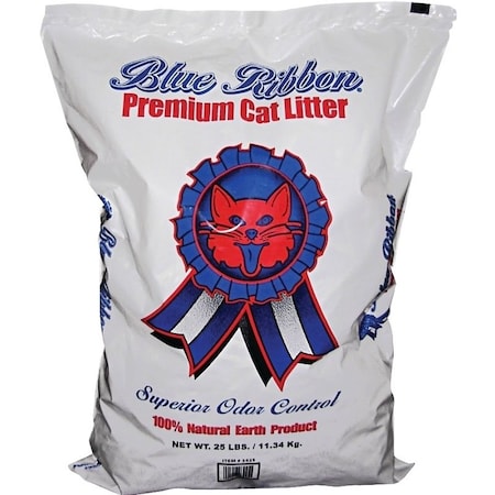 Ep Minerals EP Minerals Blue Ribbon 3425 High-Absorbent Cat Litter, 25 lb Capacity, Gray/Tan 3425