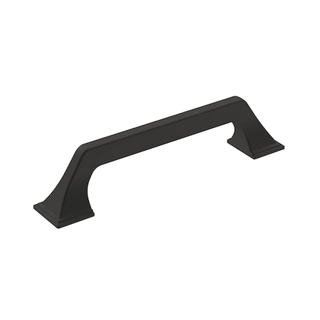 Amerock Exceed 5-1/16 in 128 mm Center-to-Center Matte Black Cabinet Pull BP36882FB