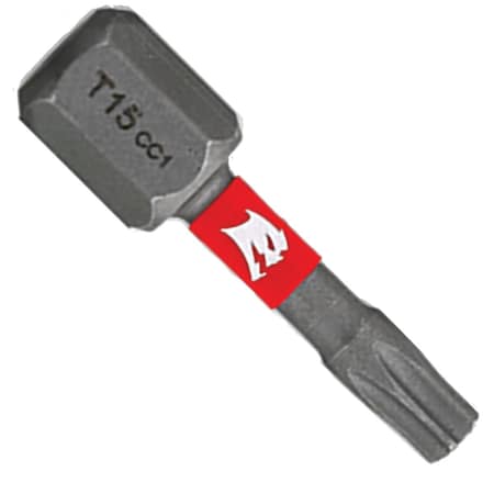 Diablo T15 TORX 1'' Insert Impact Screwdriver Bit, 2PK DT151P2