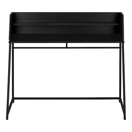 Homeroots 47" Black Wood and Metal Sled Computer Desk 489850