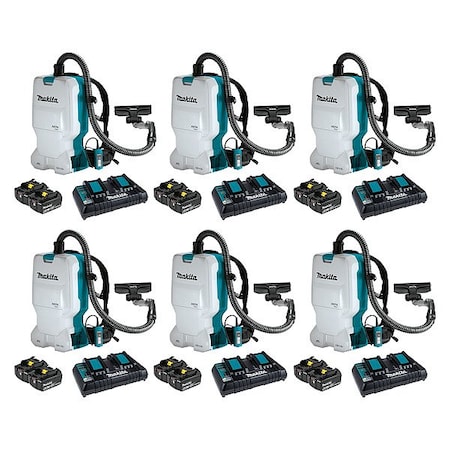 Makita Lxt Bl Hepa Backpack Vacuum Kit, 36V XCV17PG-6