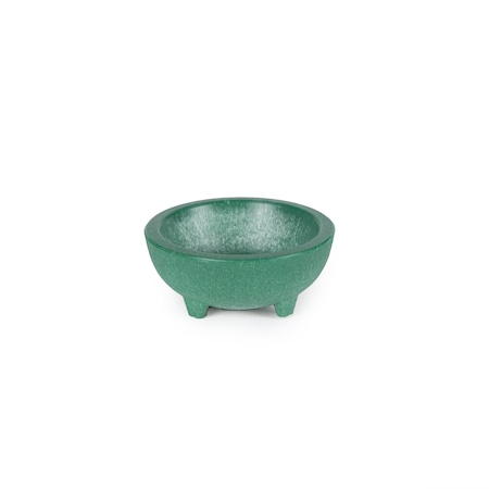 Hs 2.5 oz Molcajete Pequeno, Salsa/Condiment Server, Green Chile 24 each/case, NSF. NHS1039GC
