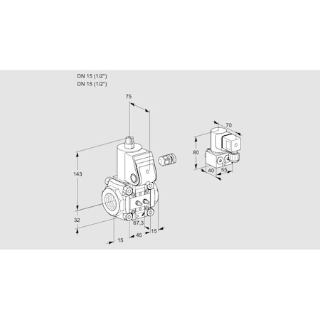 Honeywell Kromschroder VAS115R/NW KS88020706