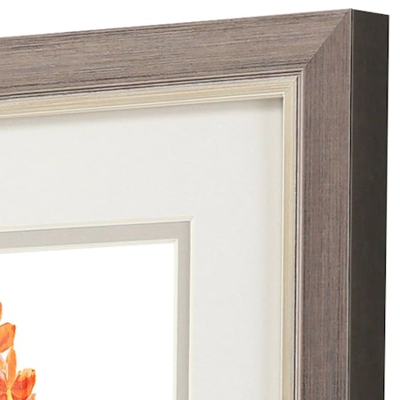 Homeroots Set Of Two Floral Beauty I Silver Framed Wall Art, 2PK 649142