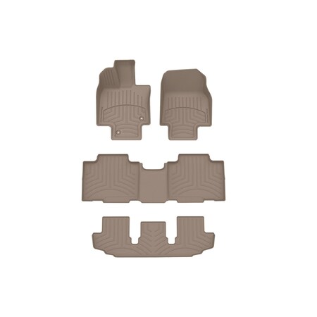 Weathertech Tan, Front and Rear and Rear FloorLiner HP 451609-1-4-3IM
