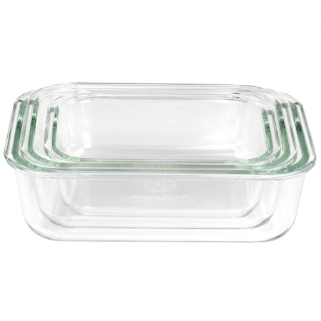Martha Stewart 6 Piece Storage Containers with Leak Proof Lids 131109.06