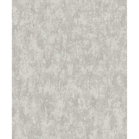A-Street Prints Haliya Silver Metallic Plaster Wallpaper 4105-86661