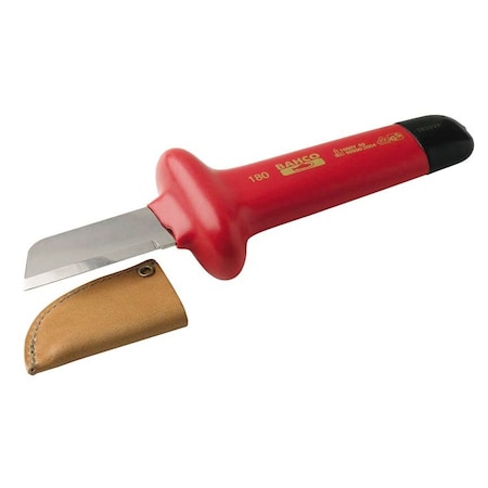 Bahco Straight Knife, Straight, Shock Resistant Plastic BAH2820VP