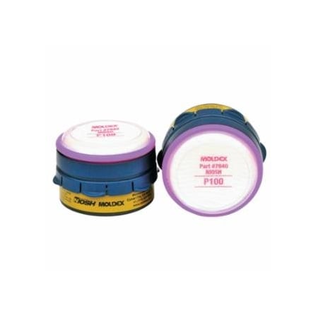 Moldex 7000/9000 Series Combo Stacked Multi-Gas/Vapor Cartridges, Gray/Fuchsia 507-7640