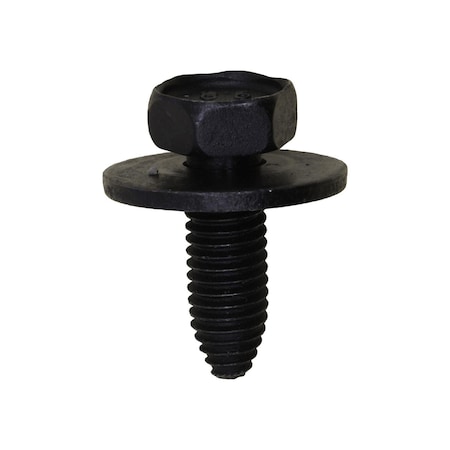 Auveco M8-1.25 x 25mm Hex Head Sems 24mm O.D. Phosphate, 25PK 13613