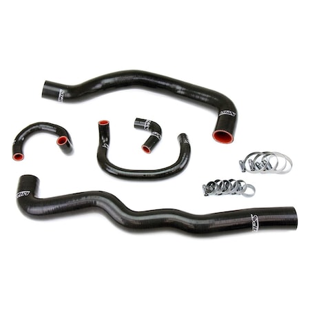 Hps Performance Silicone Radiator and Heater Coolant Hose Kit 98-05 Lexus GS300 GS400 with 2JZ-GTE VVT-i Swap, Black 57-2082-BLK