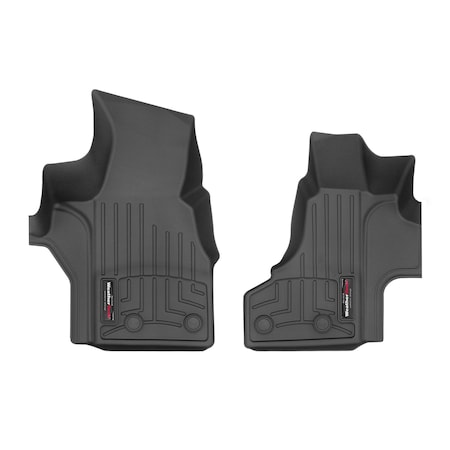 Weathertech Black, Front FloorLiner for Vinyl Floors 4414111V