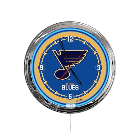 Holland Bar Stool St Louis Blues 16 LED Wall Clock ClkL16