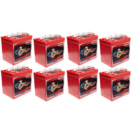 U.S. Battery US-8VGC-XC2 8V 170Ah Deep Cycle Flooded Battery Group GC8, 8PK US 8VGC XC2