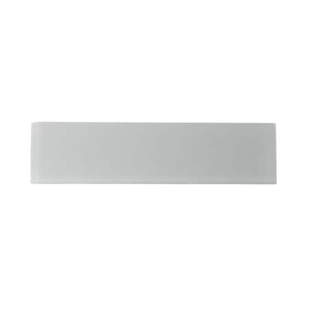 Apollo Tile Gray 3 in x 12 in Glass Matte Wall Subway 5 sqft/case, 20PK APLA88092M 3X12A