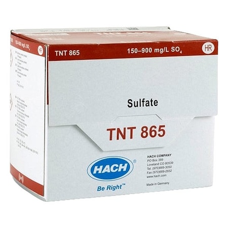 Hach Sulfate Vial Test, Vial TNT865