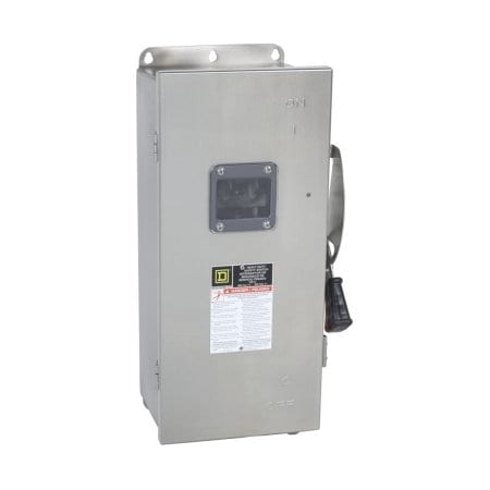 Square D 100A AMP 600V-AC 600V-DC FUSIBLE DISCONNECT SWITCH CH363DS