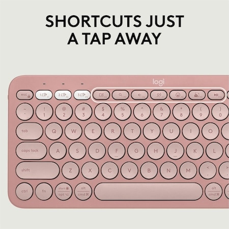 Logitech Pebble 2 Wrls Combo Rose 920012199