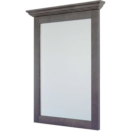 Craftmark St. Paul Designer Gray Stained 30'' Wx36'' H Vanity Mirror SP3036MR