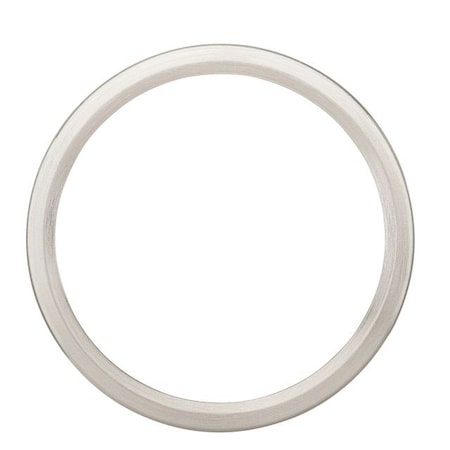 Keystone Clip-on trim | Brushed nickel | Used on 5" Series A Round LED Surface Mount Downlight KT-SMLED-5RA-BN-TRIM