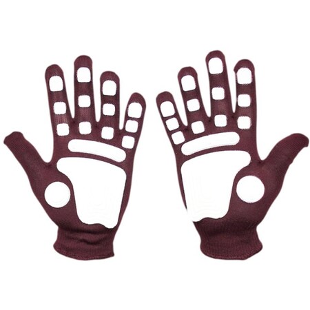 Moment-In-Time Clap-Enhancing Gloves  Maroon - Large-Extra Large MO293870