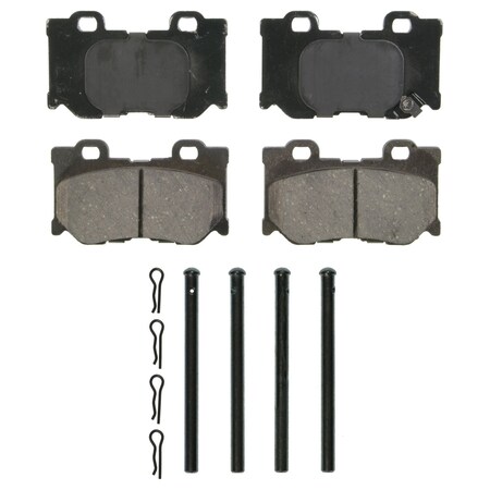 Wagner Brake QuickStop Rear Disc Brake Pad Set Ceramic,  ZD1347
