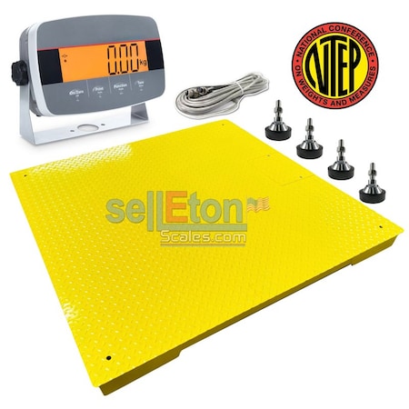 Selleton Scales USA Made Floor Scale, NTEP Certified, 5 ft x 8 ft, 1000 - 5000 SL-900-USA-5X8-5K