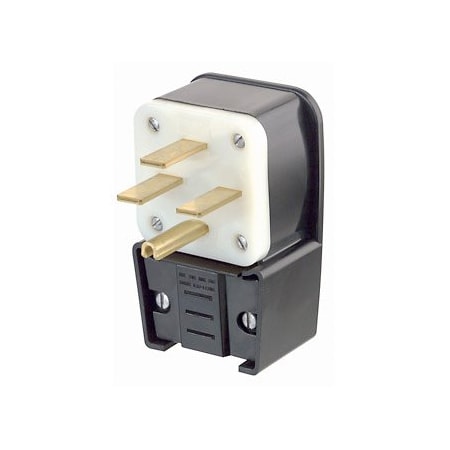Leviton Industrial Grade Power Angle Plug 30 Amp, 250 Volt 8432-P