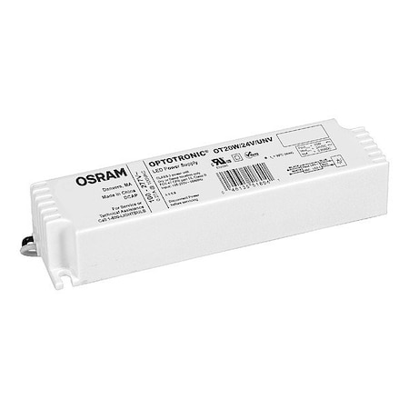 Ledvance LEDDriver, LEDVANCENFC, 5-5/16in-L, 1PK OT20W/24V/UNV