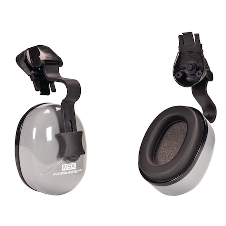 Msa Safety Sound Control SH Hard Hat-Mounted Earmuffs, NRR 25 dB, Use with MSA Slotted Full Brim Helmet 10129327
