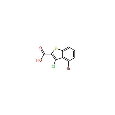 Ak Scientific 4-Bromo-3-chloro-1-benzothiophene-2-carboxylic acid (250mg), CAS 926257-36-5 3420AF-250mg