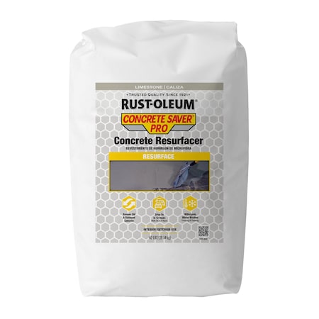 Rust-Oleum Concrete Resurfacer, 40 lb, Gray 392535