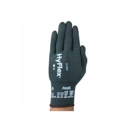 Hyflex 11-541 Nitrile Foam Palm Coated Gloves, Size 7, Grey, 12PK 012-11-541-7